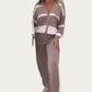 💕 Modieuze gestreepte, comfortabele tweedelige set voor dames