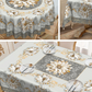 Elegant waterdicht tafelkleed met reliëf en bloemenmotief 💮