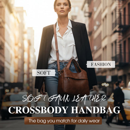 ⏳Tijdelijk 50% korting💥💥Dames crossbodytas van zacht imitatieleer