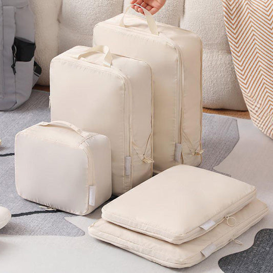 🎉Tijdelijke aanbieding !🧳6 Stuks Reis Compressiepakkubussen: 40% Meer Ruimte + Kreukvrij Bescherming – Organiseer Je Koffer In Een Handomdraai!