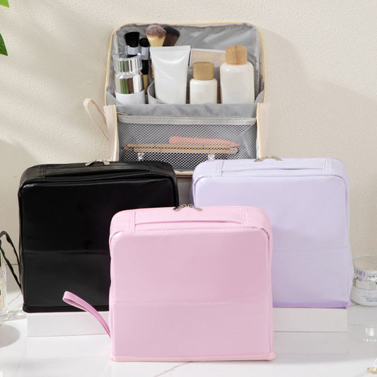 💄Nieuwe collectie 2026 – 50% korting✨ Make-uptas met vakjes – praktisch en stijlvol, biedt ruimte voor al je essentiële spullen👜🌟