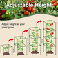 ✨ Verstelbaar modulair plantensteunframe – Biedt stevige ondersteuning voor bloeiende klimplanten! ✨