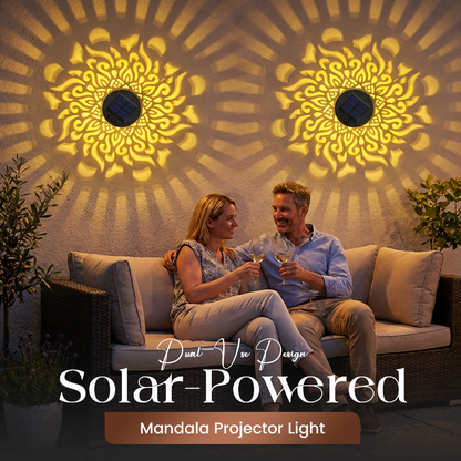 📢📢 50% KORTING !!! ⏰ Mandala-projectorlamp op zonne-energie