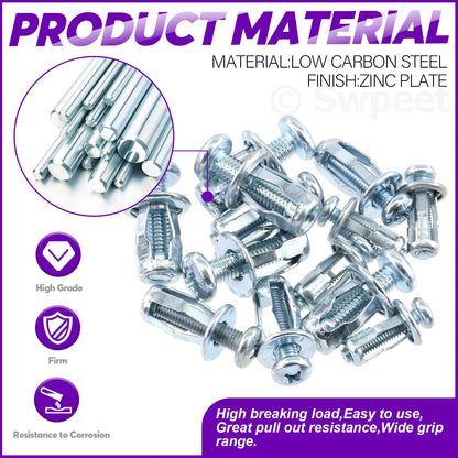 ❄️Zomerfresh 50% Korting!🔩Metalen Hollewandpluggen voor Gipsplaat – Sterke Expansieankers voor Planken, Haken, Lampen & Wandmontage