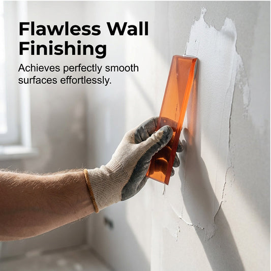 🛠️💪 Het geheime wapen van elke vakman! Flexibele boogplamuurschraper – ideaal voor ronde hoeken op gipsplaten, zowel binnen- als buitenbogen 🔥✨