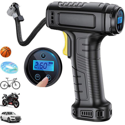 🚗 Draagbare acculuchtcompressor 🖥️ Digitaal display • Snel & Praktisch