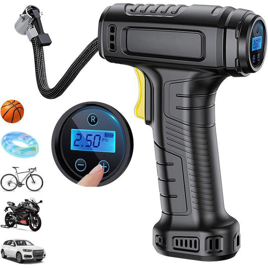 🚗 Draagbare acculuchtcompressor 🖥️ Digitaal display • Snel & Praktisch