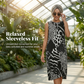 🎁Nieuw binnen 50% korting💥 Mouwloze midi-jurk voor dames met luipaardprint