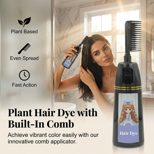 💇 Haarkleurcrème met Kamapplicator – Eenvoudig Grijze Uitgroei Kleuren Thuis