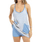 👚Vloeiende Romper met Jurkstijl en Ingebouwde Shorts