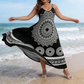 👗Boho maxi-jurk met mandala print en spaghettibandjes