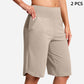 🔥 50% KORTING 🖤 Hoge Taille Sportshort – Ondersteuning & comfortabele stretch ✨