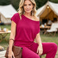 🎁 50% KORTING op de nieuwe collectie van 2026 💥 Casual jumpsuit met blote schouders en korte mouwen voor dames