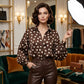 👚 50% Korting – Damesblouse met Stippen & Knoopsluiting | Retro, Elegant & Makkelijk te Combineren