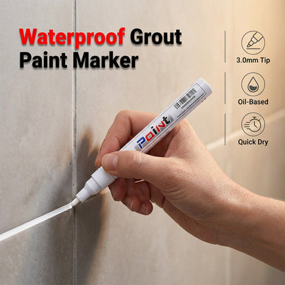 🎁 Koop er 1 krijg er 1 GRATIS!! ✨ Vernieuw tegelvoegen in seconden – waterdichte precisiemarker voor huisrenovatie! ✨