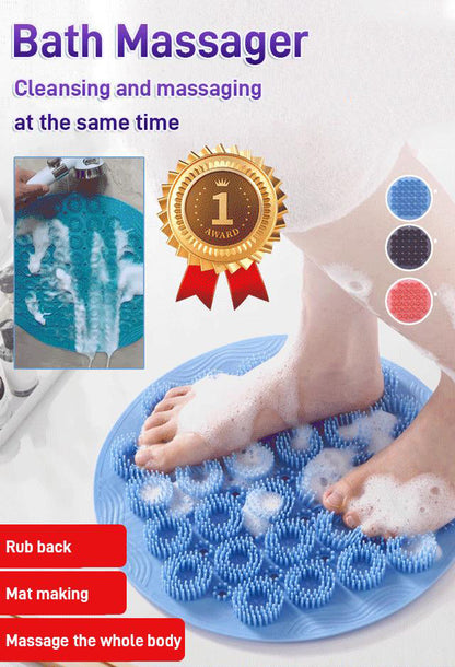 🔥NU 50% KORTING!🛁Badmassage-rugscrubber – Gemakkelijk te gebruiken voor een ontspannende badmassage✨