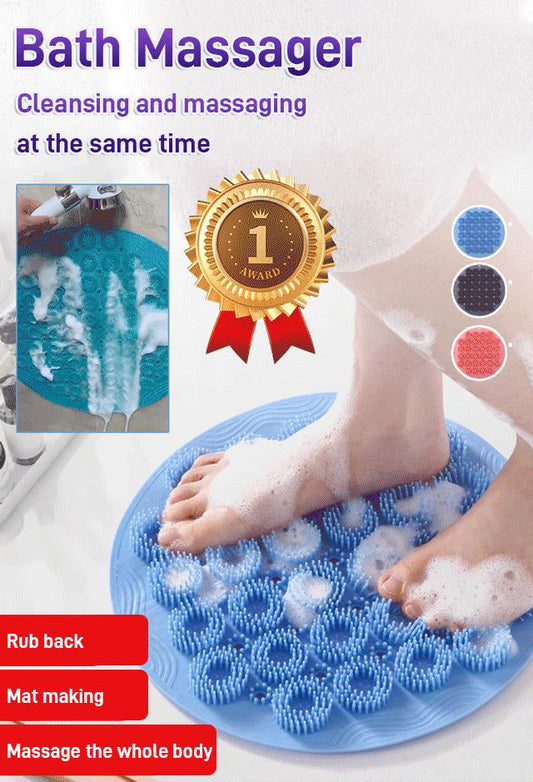 🔥NU 50% KORTING!🛁Badmassage-rugscrubber – Gemakkelijk te gebruiken voor een ontspannende badmassage✨