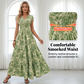 🔥Nieuwe Dames Maxi-jurk met Bloemenprint 🌸 Elegant & Comfortabel