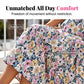 🌸50% KORTING!✨ Dames Bloemenprint Jurk met Vlindermouwen