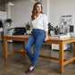 🛍️50% KORTING: De perfecte leggings met jeanslook – figuurcorrigerend & supercomfortabel👖