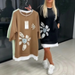 💥 Limited Edition Bloemenjurk 👗 Zachte Mixstof & Trendy Lagenlook | S-5XL ✨