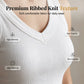 ⏰🎁Dames tanktop met V-hals en ribbels