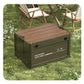 🌞 50% Korting!🏕️Inklapbare Camping Opbergbox met Houten Deksel – 30L Organizer en Tafel in Eén