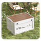 🌞 50% Korting!🏕️Inklapbare Camping Opbergbox met Houten Deksel – 30L Organizer en Tafel in Eén