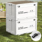 🌞 50% Korting!🏕️Inklapbare Camping Opbergbox met Houten Deksel – 30L Organizer en Tafel in Eén