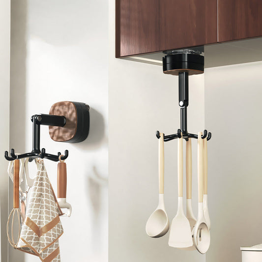 🔥 50% KORTING! 360° Draaibare Keukenhouder 🍳 Ruimtebesparende Organizer Voor Keukengerei