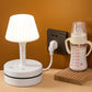 ❄️Zomerfresh 50% Korting!💡Nachtlamp met Stopcontacten & USB-poorten – Stijlvolle Bedlamp met Oplaadstation voor Slaapkamer, Bureau & Studentenkamer