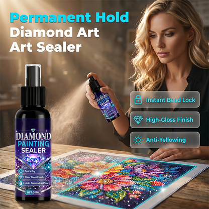 💎✨ Diamond art sealer – fixeert de kraaltjes, zorgt voor een glanzende afwerking, droogt snel en is duurzaam.