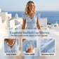 Elegante, zwierige zomerse maxi-jurk