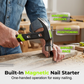 🔨 Verstelbare Klauwhamer met Magnetische Spijkerstarter – Voor Timmerwerk, Renovatie & DIY