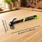 🔨 Verstelbare Klauwhamer met Magnetische Spijkerstarter – Voor Timmerwerk, Renovatie & DIY