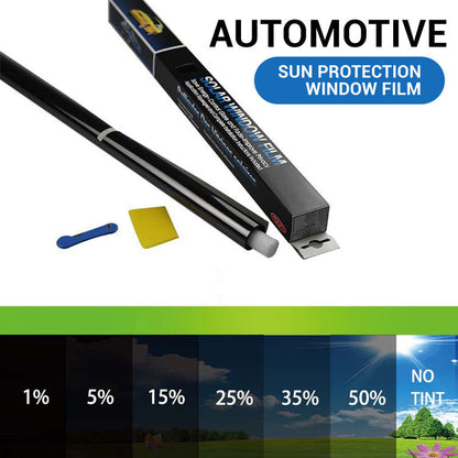 🎉Tijdelijke Korting!🚗☀️ PET Raamfolie voor Auto | Zelfklevend & Luchtbelvrij | Niet-Giftig & Krasbestendig🌡️🌿