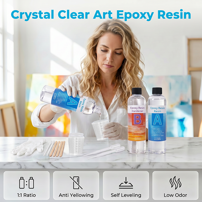🔥 50% KORTING 🔥Kristalheldere epoxyharsset