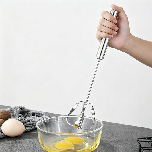 🥚🌀 Handgarde – roestvrij staal, geen batterijen nodig, veelzijdig en makkelijk schoon te maken!