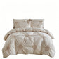 🛏️ 50% KORTING! ☁️ Elegante Dekbedovertrekset met Plissé Plooien