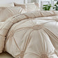 🛏️ 50% KORTING! ☁️ Elegante Dekbedovertrekset met Plissé Plooien