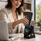 Mobiele telefoonhouder met inductieluidspreker