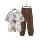 ⏰TIJDELIJKE AANBIEDING✨ Tulpenzoom broek tweedelige set luchtig ademend voor alle vrije momenten