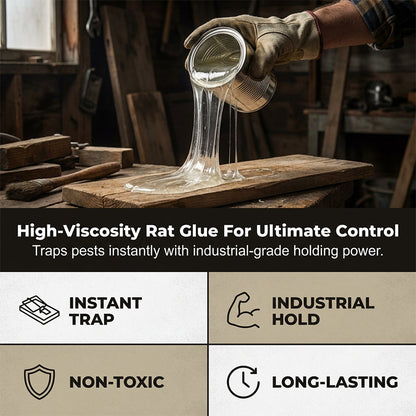 🏠 2+1 GRATIS! Krachtige Muizenlijm – Verwijder Ongedierte Snel en Efficiënt, Hoge Kleefkracht voor een Muizenvrij Huis! 🐭✅