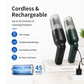 🛏️✨ 50% KORTING! Draadloos, 15000PA zuigkracht, en UV-C licht dat bacteriën en mijten doodt. Deze mini-stofzuiger maakt van elke matras, bank en autostoel een schone, frisse oase – 45 minuten onafgebroken power.