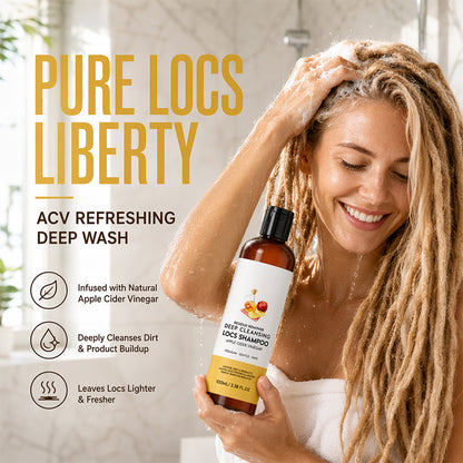 🔥 KOOP 2 KRIJG 1 GRATIS 🍎 ACV Dreadlock Shampoo – Diepe Reiniging tegen Productresten & Ongewenste Geurtjes