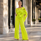 Damesjumpsuit met gesmokt en geplooid detail