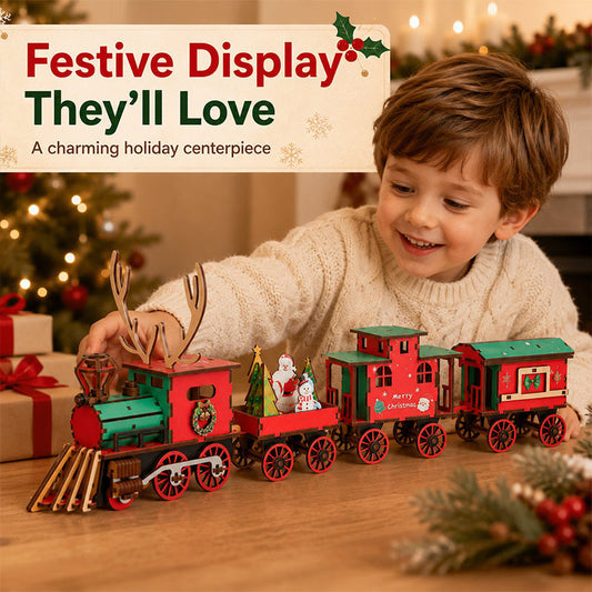 🚂Feestelijke doe-het-zelf treinpuzzel
