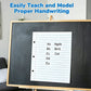 📝Magnetisch droog uitwisbaar gelinieerd whiteboard