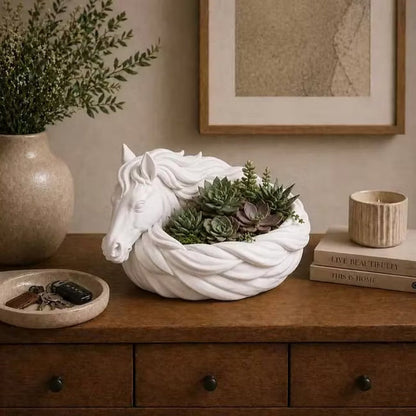 💥【50% OFF】🔥 Paardvormige Opbergschaal | Uniek Dierenontwerp | Ruime Opslag voor Sleutels/Sieraden/Munten | Voor Hal/Slaapkamer/Woonkamer | Stabiele Basis | Perfect Cadeau 🐴
