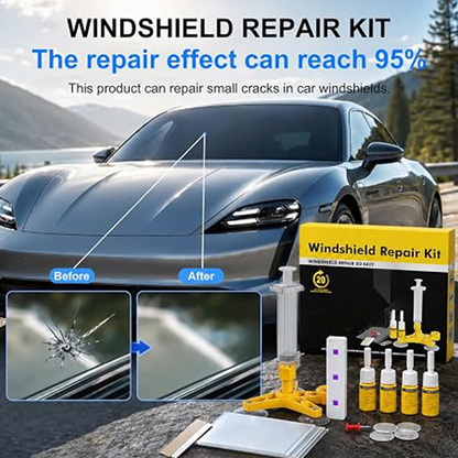 Reparatieset voor steenslag in autoruiten